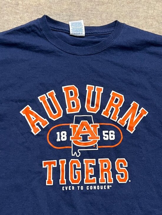 Delta Other - Auburn Tigers 1856 Ever to Conquer Crewneck Short Sleeve T-Shirt University Med